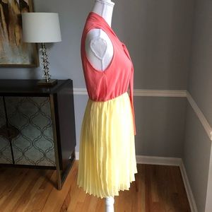 Everly pleated dress